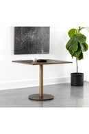 Antique Brass Square Bistro Table| Splendido Corina | Oroa.com