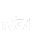 Gold Framed Nesting Coffee Tables (2) | Splendido Mysaria | Oroa.com