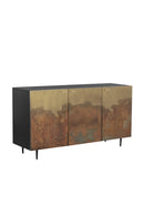 Ombre Antique Brass 3-Door Sideboard | Splendido Auburn | Oroa.com