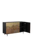 Ombre Antique Brass 3-Door Sideboard | Splendido Auburn | Oroa.com