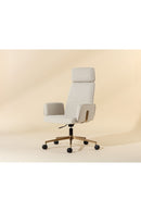 Curved Upholstered Office Chair | Splendido Kalev | Oroa.com