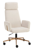 Curved Upholstered Office Chair | Splendido Kalev | Oroa.com