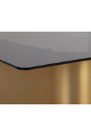 Gold S-Shaped Base Coffee Table | Splendido Whisper | Oroa.com