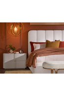 Hospitality furniture - Leather-Look 2-Drawer Nightstand - www.oroatrade.com