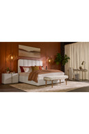 Hospitality furniture - Leather-Look 2-Drawer Nightstand - www.oroatrade.com