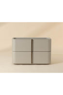 Hospitality furniture - Leather-Look 2-Drawer Nightstand - www.oroatrade.com