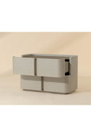 Hospitality furniture - Leather-Look 2-Drawer Nightstand - www.oroatrade.com