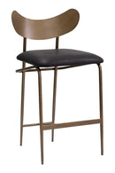 Antique Brass Back Counter Stool | Splendido Gibbons | Oroa.com