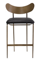 Antique Brass Back Counter Stool | Splendido Gibbons | Oroa.com