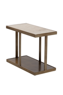 Gold Framed Marble Side Table | Splendido Kamali | Oroatrade.com