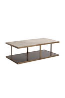 Beige Marble Rectangular Coffee Table | Splendido Kamali | Oroa.com