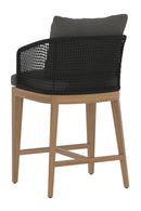 Gray Weave Indoor/Outdoor Counter Stool | Splendido Capri | Oroa.com