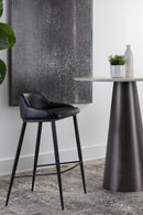 Low-Back Leather Look Bar Stool | Splendido Astra | Oroa.com