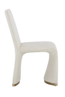 Contract furniture - Fabric Upholstered Modern Dining Chairs (2) - www.oroatrade.com