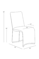 Contract furniture - Fabric Upholstered Modern Dining Chairs (2) - www.oroatrade.com