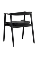 Black Acacia Wood Dining Armchair | Splendido Jeremy | Oroa.com