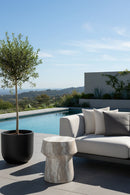 Marble Look Indoor/Outdoor End Table | Splendido Brie | Oroa.com