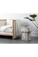 Marble Look Indoor/Outdoor End Table | Splendido Brie | Oroa.com