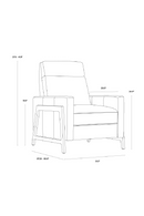 Brown Leather Recliner Chair | Splendido Brandon | Oroa.com