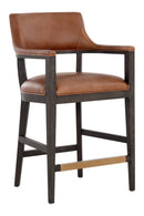 Brown Leather Counter Stool | Splendido Brylea | Oroa.com