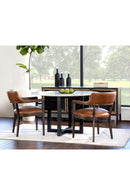 Oak Framed Leather Dining Chair | Splendido Brylea | Oroa.com