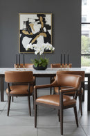 Oak Framed Leather Dining Chair | Splendido Brylea | Oroa.com