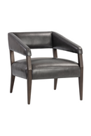Brown Oak Leather Lounge Chair | Splendido Carlyle | Oroa.com