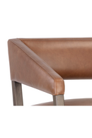 Brown Oak Leather Lounge Chair | Splendido Carlyle | Oroa.com