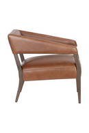 Brown Oak Leather Lounge Chair | Splendido Carlyle | Oroa.com