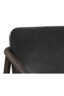 Black Leather Oak Lounge Chair | Splendido Cinelli | Oroa.com