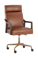 High-Back Leather Office Chair | Splendido Collin | Oroa.com