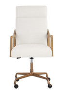 High-Back Ivory Office Chair | Splendido Collin | Oroa.com