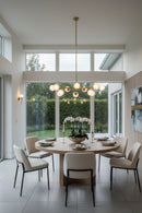 Natural Wood Round Dining Table | Splendido Elma | Oroa.com