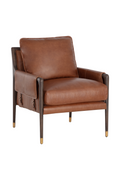 Vintage Style Leather Lounge Chair | Splendido Mauti | Oroatrade.com