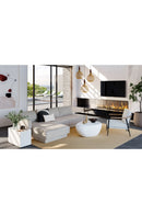 Light Gray Fabric Lounge Chair | Splendido Meadow | Oroa.com