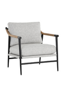 Light Gray Fabric Lounge Chair | Splendido Meadow | Oroa.com