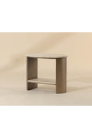 Oval Travertine Side Table | Splendido Roshni | Oroa.com