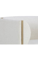 Gold Inlay Curved Lounge Chair | Splendido Larron | Oroa.com