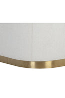 Gold Inlay Curved Lounge Chair | Splendido Larron | Oroa.com