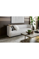 Gold Inlay Curved Sofa | Splendido Larron | Oroa.com