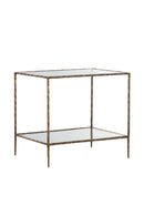 Hand-hammered Metal Nightstand | Splendido Emine | Oroa.com