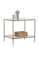 Hand-hammered Metal Nightstand | Splendido Emine | Oroa.com