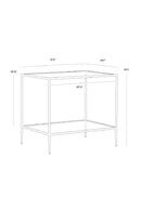 Hand-hammered Metal Nightstand | Splendido Emine | Oroa.com