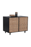 Sueded Tan Leather Sideboard | Splendido Omari | Oroa.com