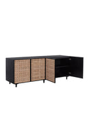 Sueded Tan Leather Sideboard | Splendido Omari | Oroa.com
