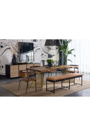 Sueded Tan Leather Sideboard | Splendido Omari | Oroa.com