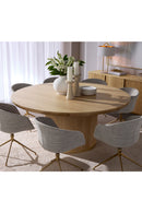 Oak Round Dining Table | Splendido Kalla | Oroa.com