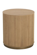 Reeded Oak Side Table | Splendido Kalla | Oroa.com