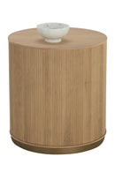 Reeded Oak Side Table | Splendido Kalla | Oroa.com
