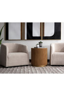 Reeded Oak Side Table | Splendido Kalla | Oroa.com